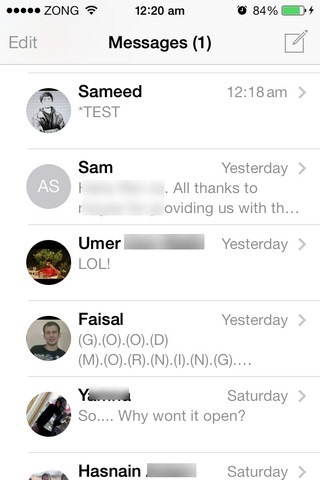 Messages Customiser iOS Threads Messages Customiser iOS Threads