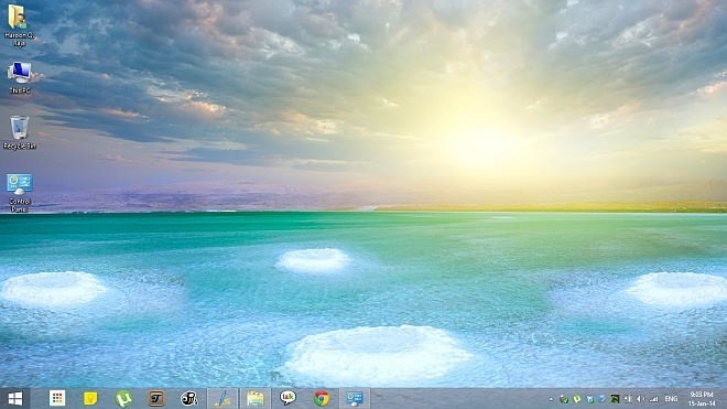 Salt Lakes and Dead Sea Theme for Windows 8.1