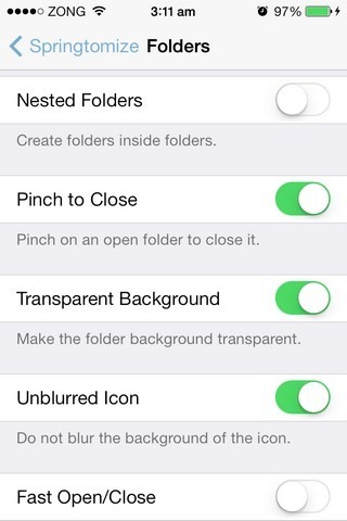 Springtomize 3 iOS Folders Springtomize 3 iOS Folders