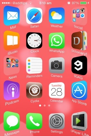 Springtomize 3 iOS Home Springtomize 3 iOS Home