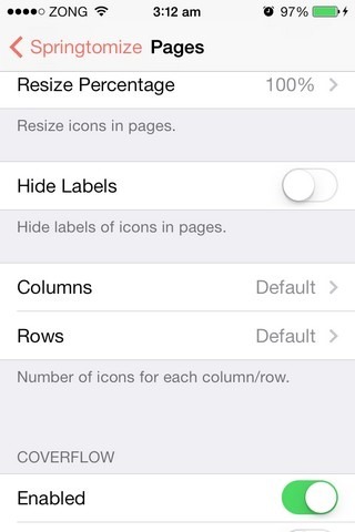 Springtomize 3 iOS Pages Springtomize 3 iOS Pages