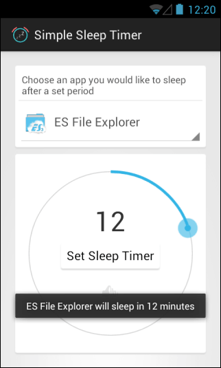 Super Simple Sleep Timer - Set Time