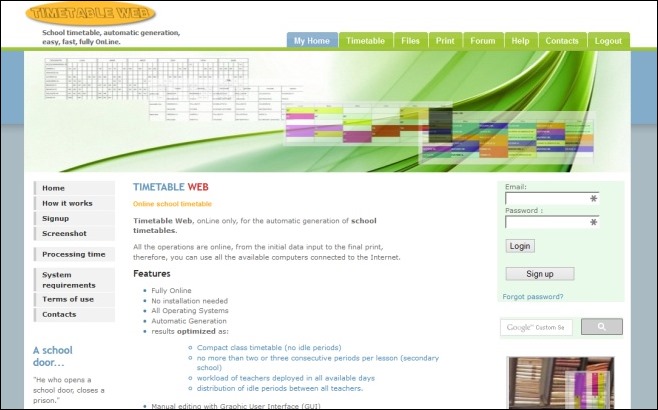 Timetable web_Main Timetable web_Main