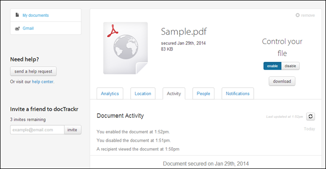 docTrackr Dashboard docTrackr Dashboard