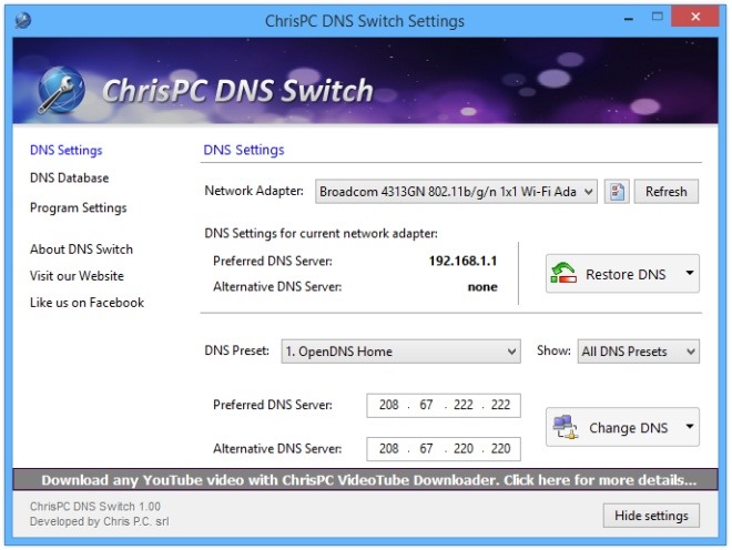 Dns setup. Dns свитч. open server переключение днс. опен сервер панель.