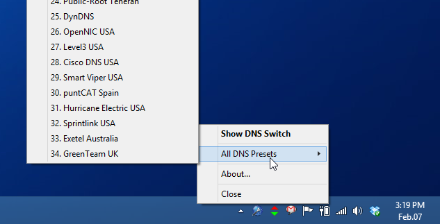 ChrisPC DNS Switch ChrisPC DNS Switch