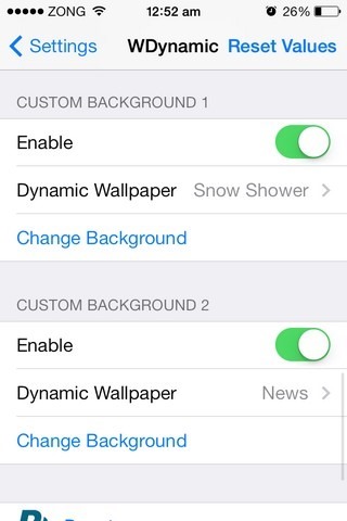 WDynamic iOS Background WDynamic iOS Background