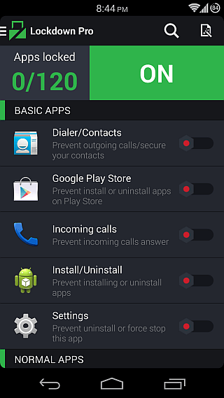 Lockdown Pro for Android 04 Lockdown Pro for Android 04
