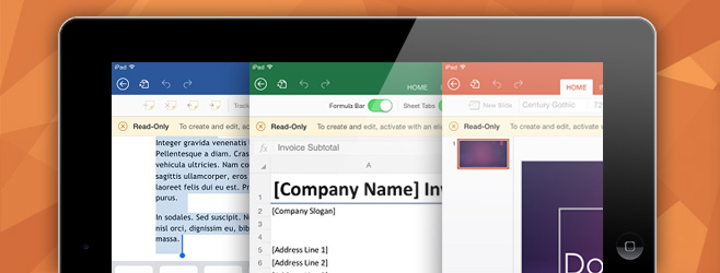 Microsoft Office (Word, Excel & PowerPoint) For iPad [Review]