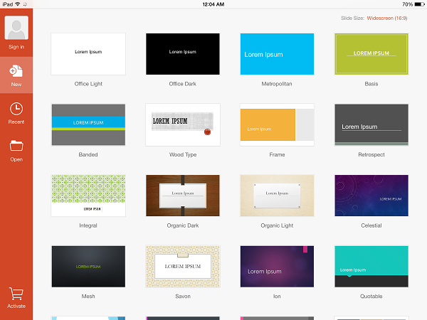 Microsoft PowerPoint for iPad (3) Microsoft PowerPoint for iPad (3)