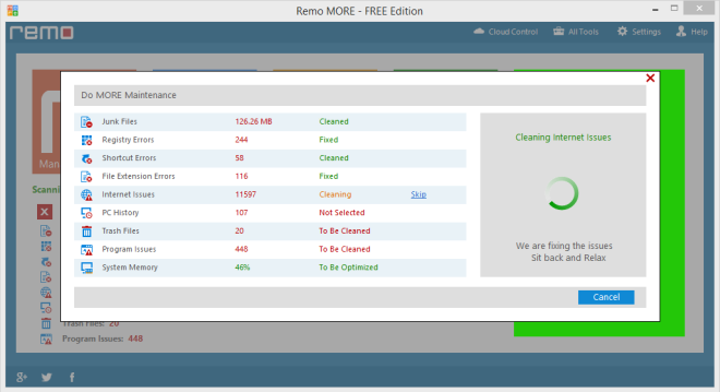 Remo MORE - Fix Remo MORE - Fix