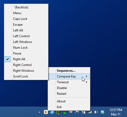 WinCompose - Right-Click