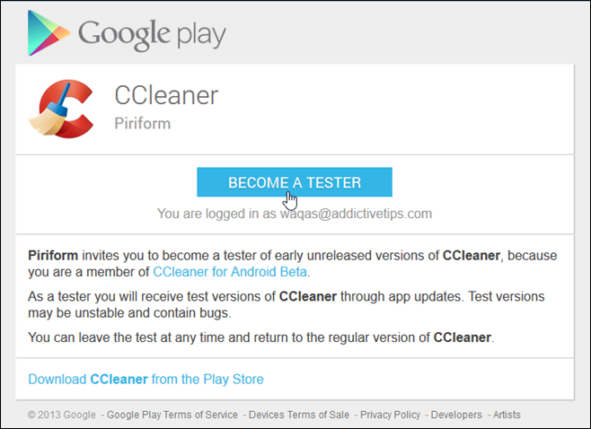 CCleaner For Android_Become Tester CCleaner For Android_Become Tester