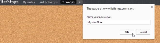 New Note Canvas New Note Canvas