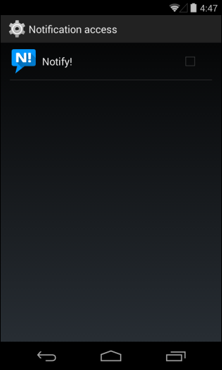 Notify_Notification enable Notify_Notification enable