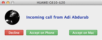 HandsFree-IncomingCall