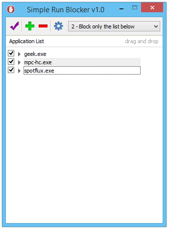 Simple Run Blocker v1.0 Simple Run Blocker v1.0