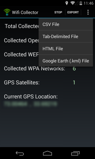 Wifi Collector_Export