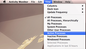 Network Activity - Active Processes