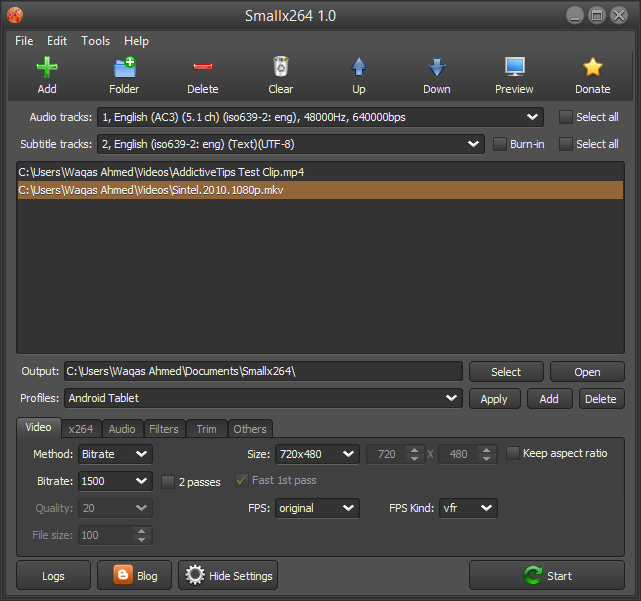 Smallx264 1.0 Smallx264 1.0