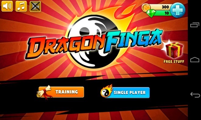 Dragon Finga Main Menu Dragon Finga Main Menu