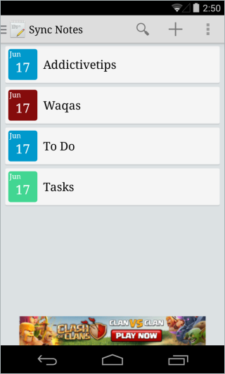Write Notes And Sync Them To Dropbox Or Google Drive Android 