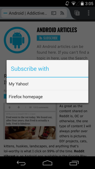 ff homepage