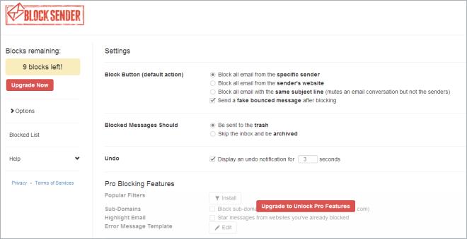 Block Sender_Options Block Sender_Options