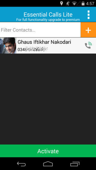 Essential Calls contact