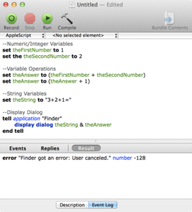 An Introduction To AppleScript