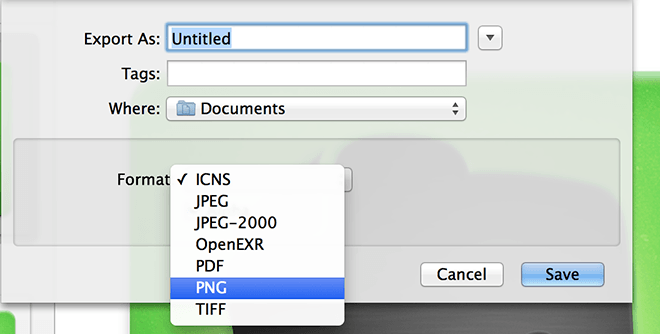 Changing Icons - Saveas