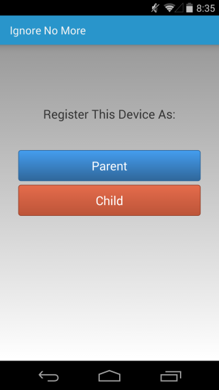 Ignore No More parent child