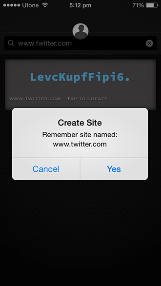 Master Password - Twitter