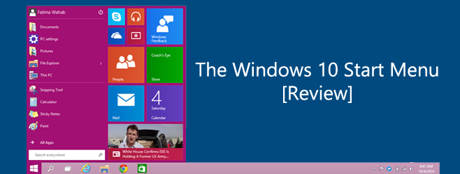 стартовое меню