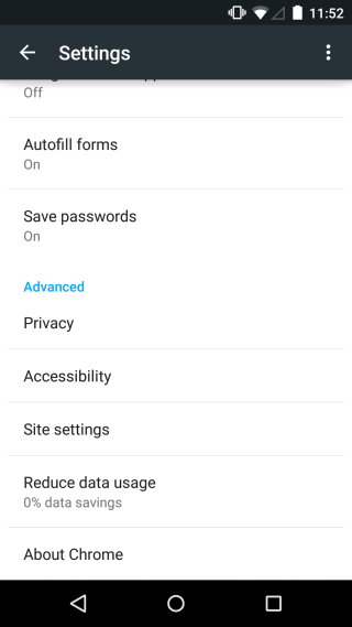 Chrome_android_settings