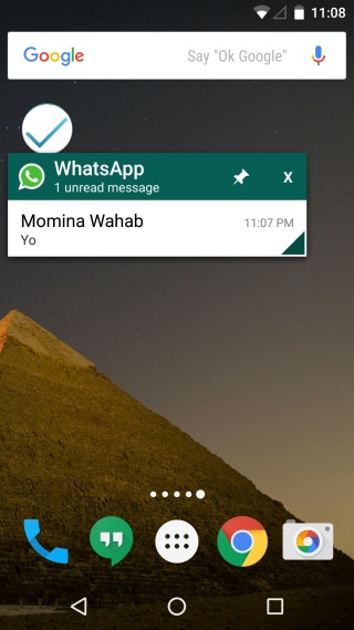 Chat Helper for WhatsApp-pin