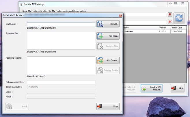 Remote MSI Manager-RDM