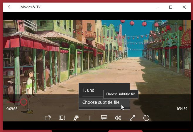 movies & TV win 10