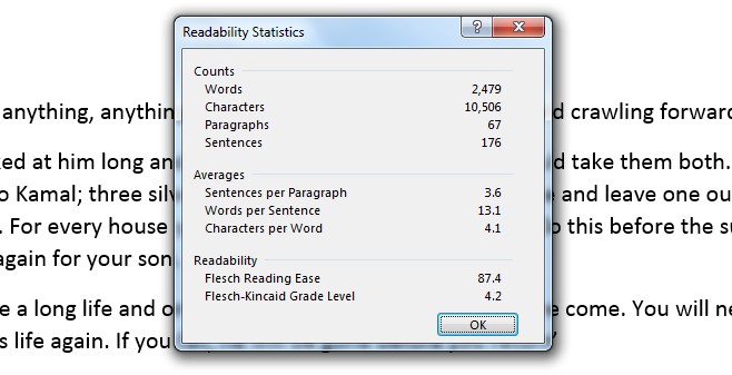 How To Check The Readability Of Document In MS Word