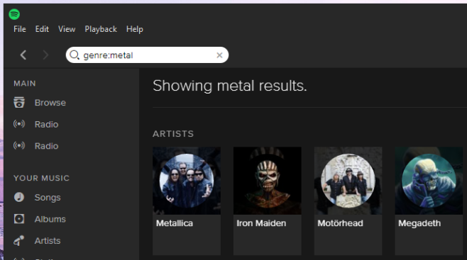 spotify user search