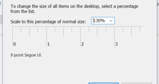 set dpi scaling window 10