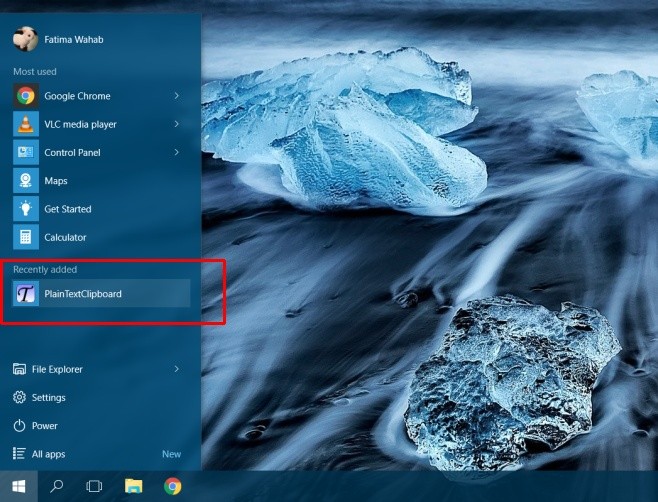 plain text clipboard