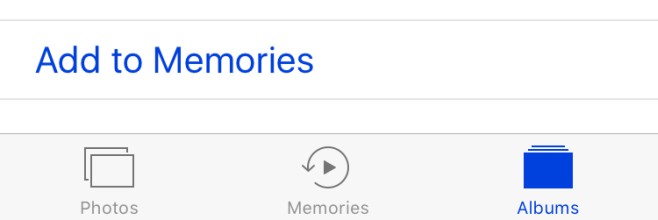 add memories - ios 10