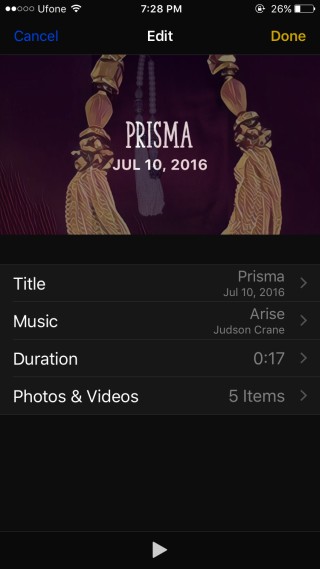 memory length ios 10
