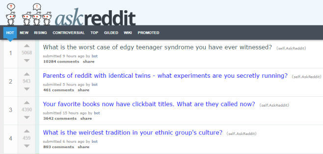 Ask Reddit..