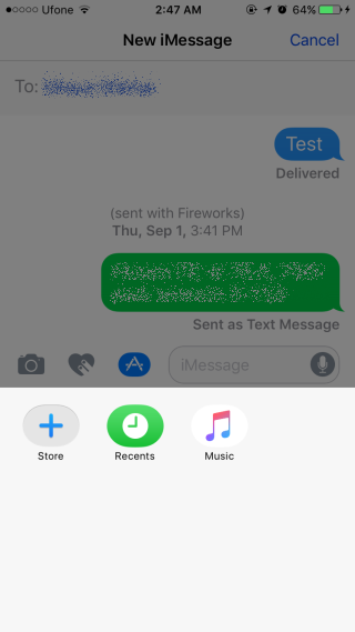 messages app list
