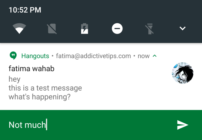 quick reply 1 android 7