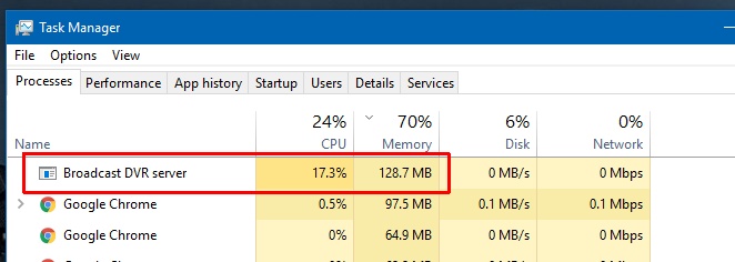 game dvtserver-task manager