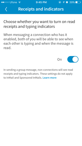 How Turn Read Receipts on or Off on LinkedIn
