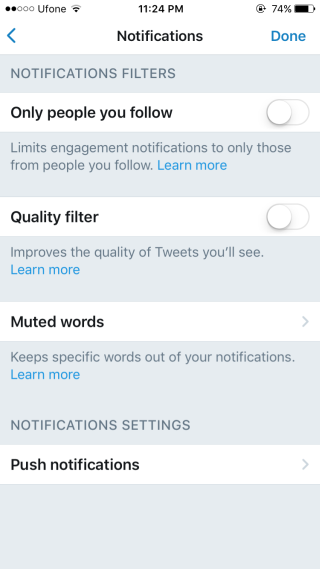 How To Enable/Disable The Quality Filter For Your Twitter Timeline